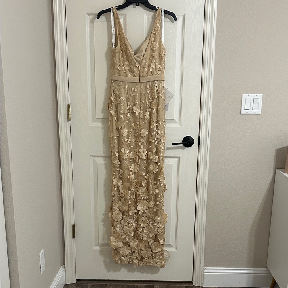 Elegant Floral Embellished Gown